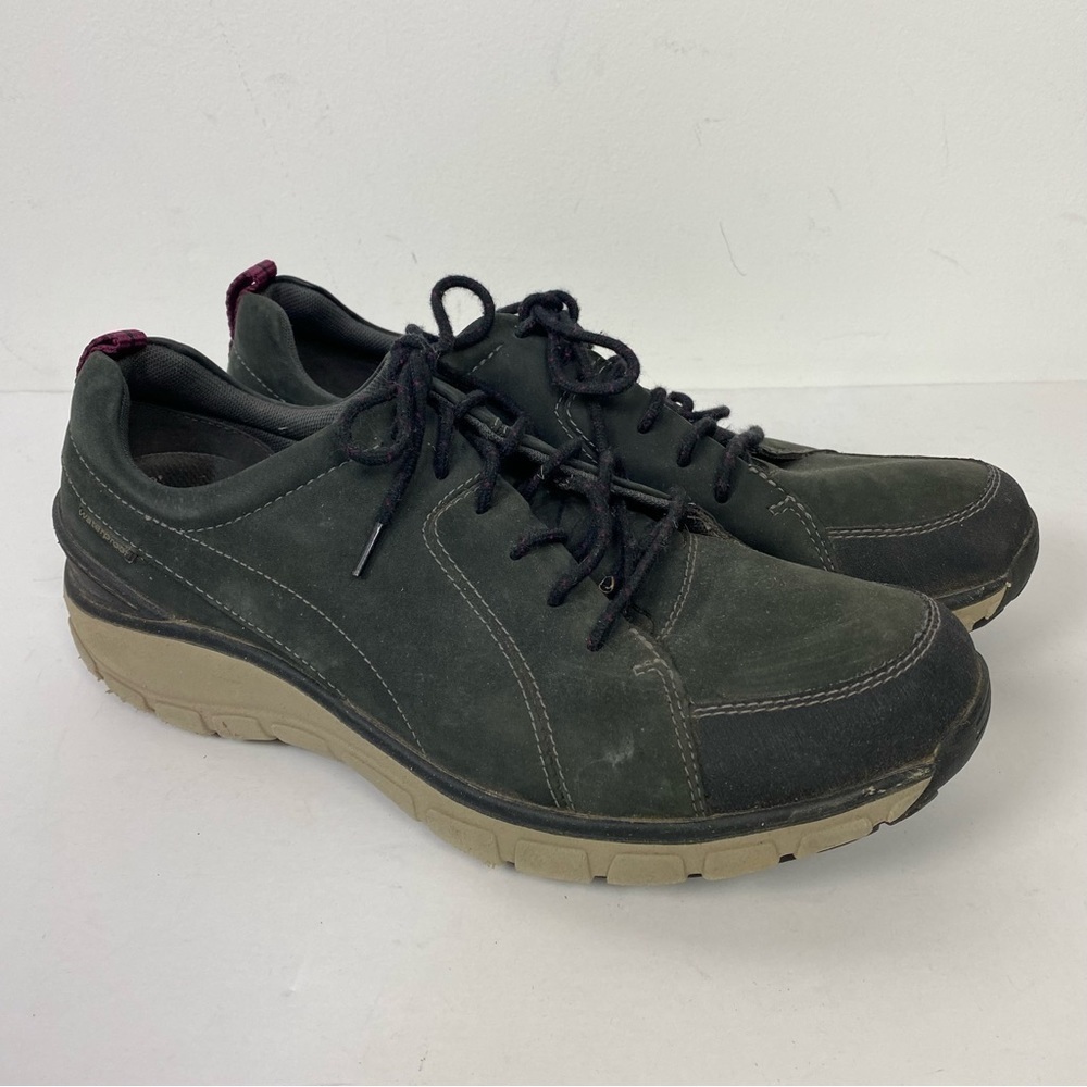 Clarks grey gray Wavewalk leather outdoor shoes